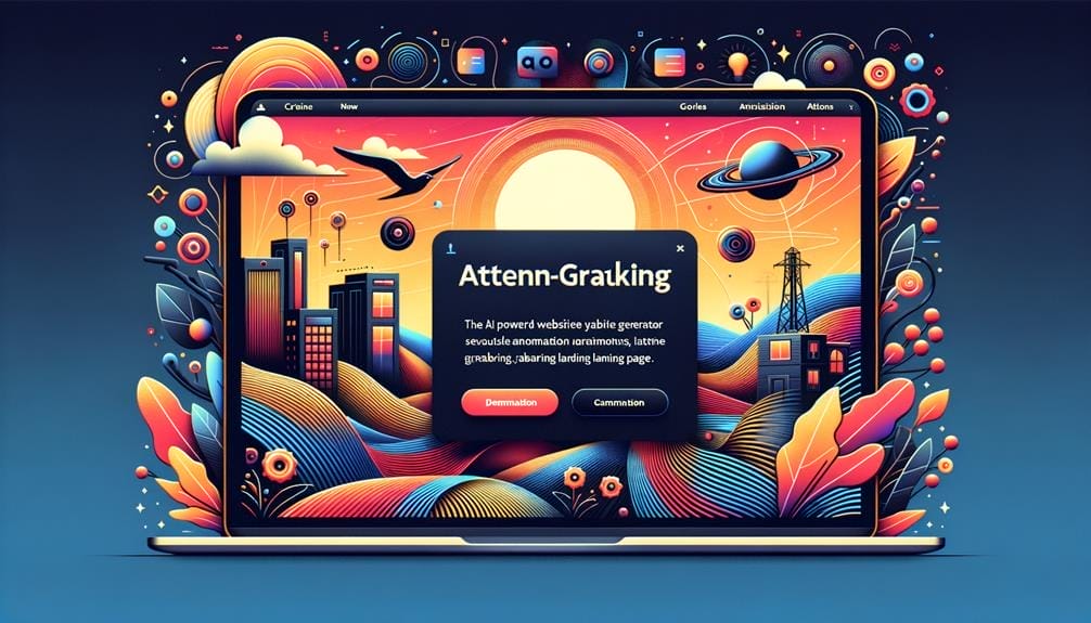ai generates stunning landing pages