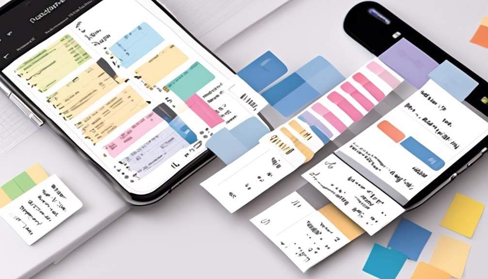 efficient note organization system