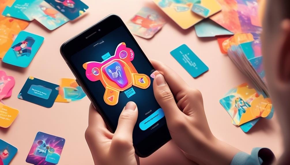 interactive cards for personalization