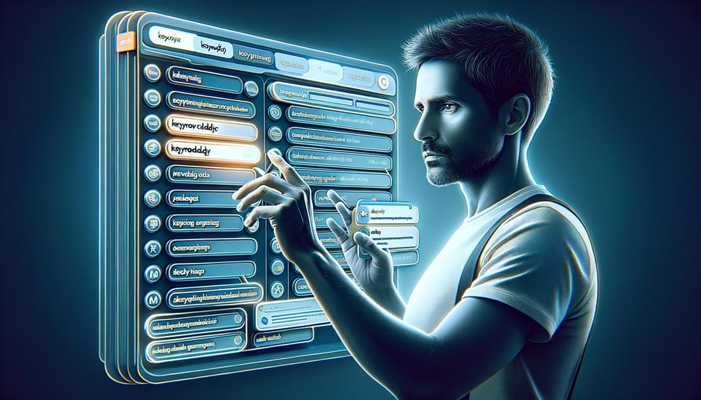 organizing keywords for efficiency